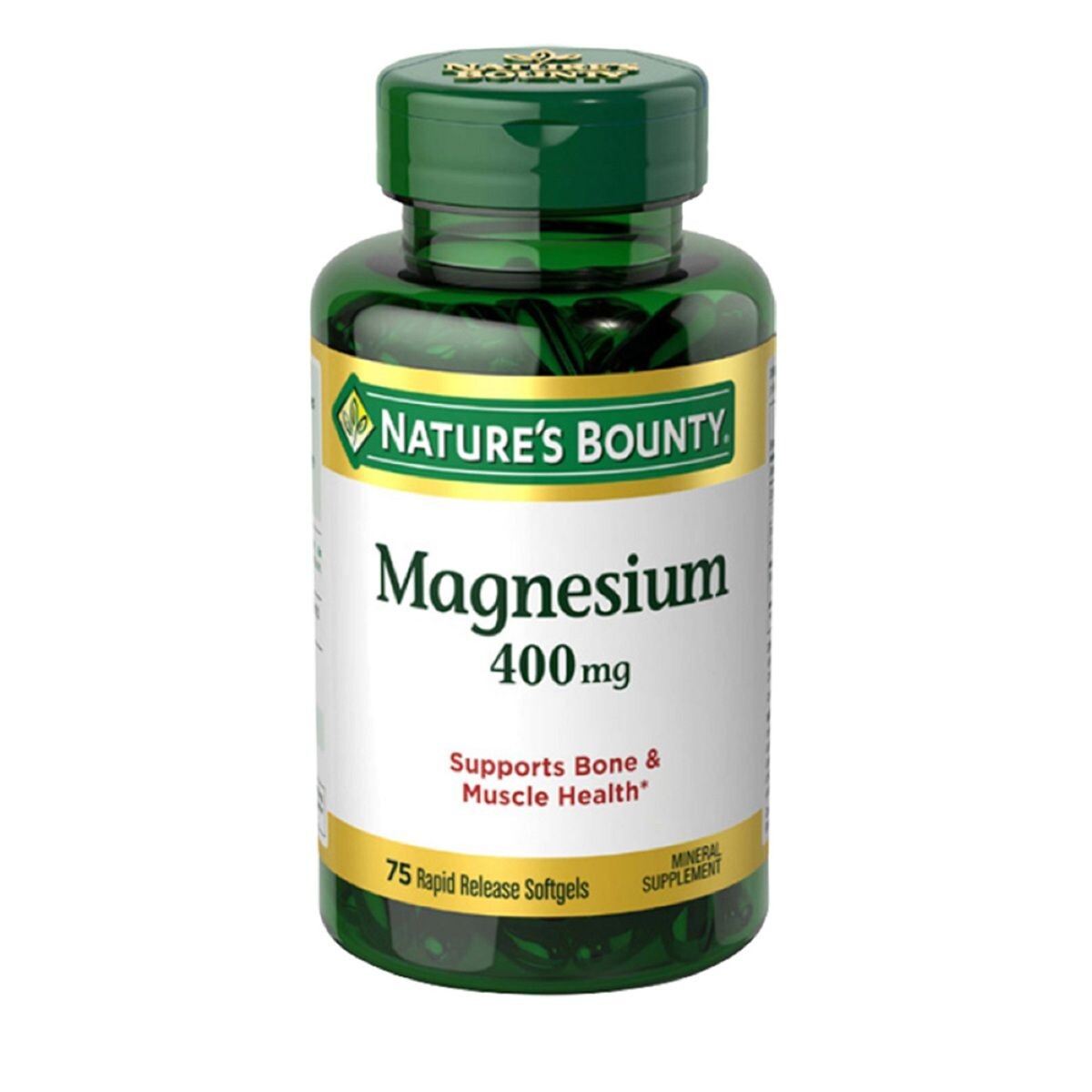 MAGNESIUM 400 MG NATURES BOUNTY X75 CAPS 