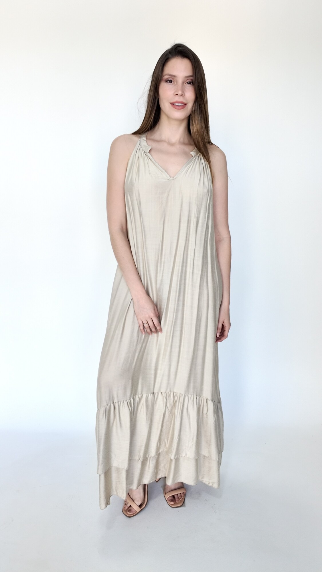 Vestido Mizu Beige