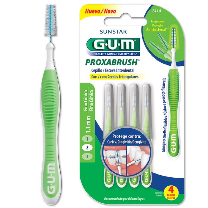 GUM INTERDENTAL PROXABRUSH ULTRA FINO N2 única