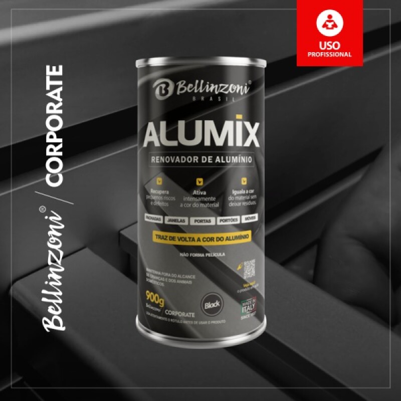 Alumix Black 900 g Activador de Color para Aluminio Bellinzoni Alumix Black 900 g Activador de Color para Aluminio Bellinzoni