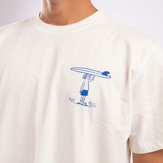 Remera La Isla Waves For All - Vintage white Remera La Isla Waves For All - Vintage white