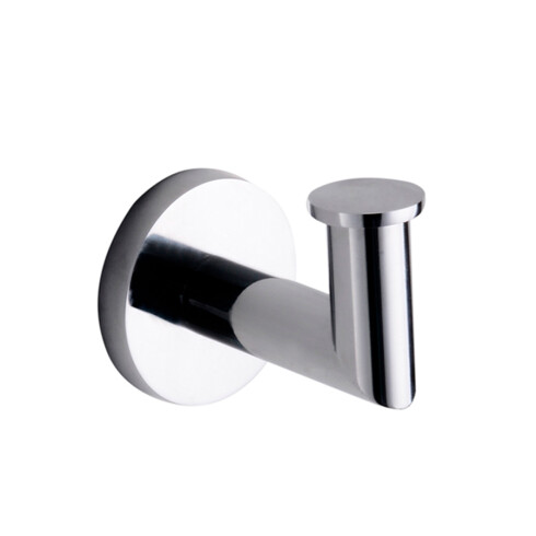 PERCHA CROMADA METALICA MODENA CROMO MATE DE BAÑO CROMO
