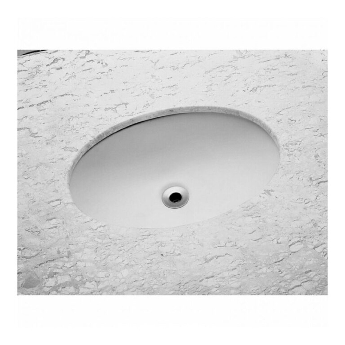 Lavatorio de empotrar oval 