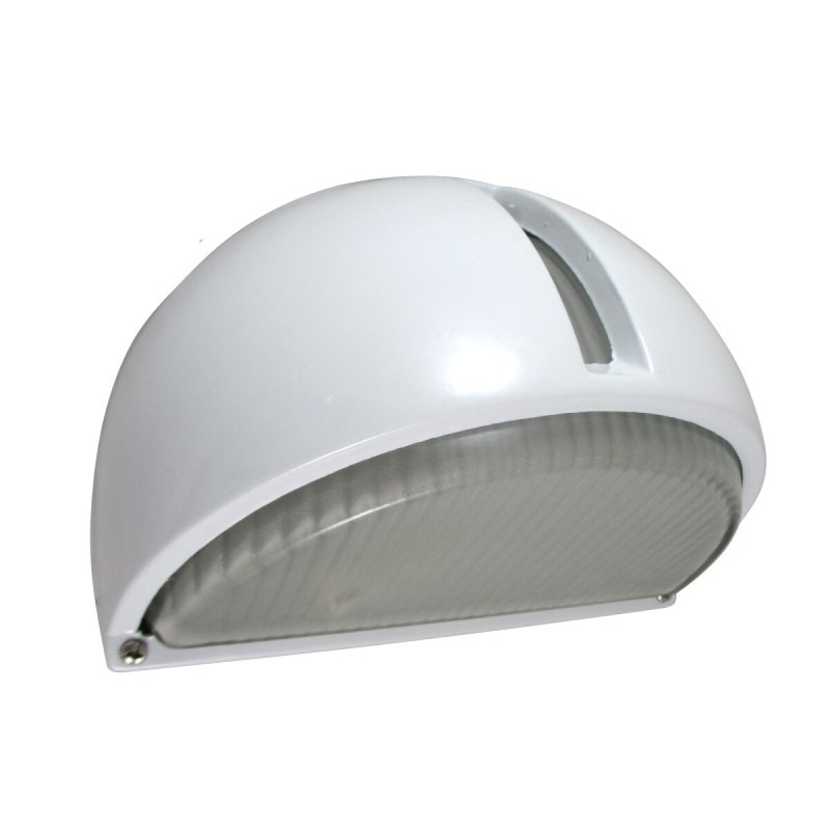 TORTUGA ALUMINIO SEMICIRC. C/VISERA 100W BLANCO 