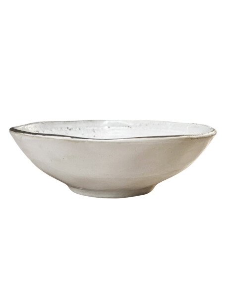 BOWL D15x5CM BLANCO BORDE GRIS BOWL D15x5CM BLANCO BORDE GRIS