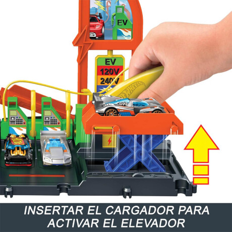 Pista Hot Wheels City Estación De Carga Eléctrica Pista Hot Wheels City Estación De Carga Eléctrica
