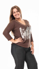 Sweater Madison Marron