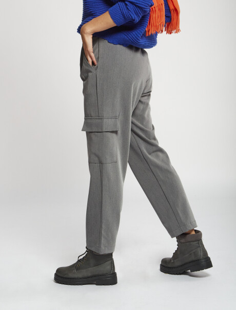 Pantalon cargo grafito