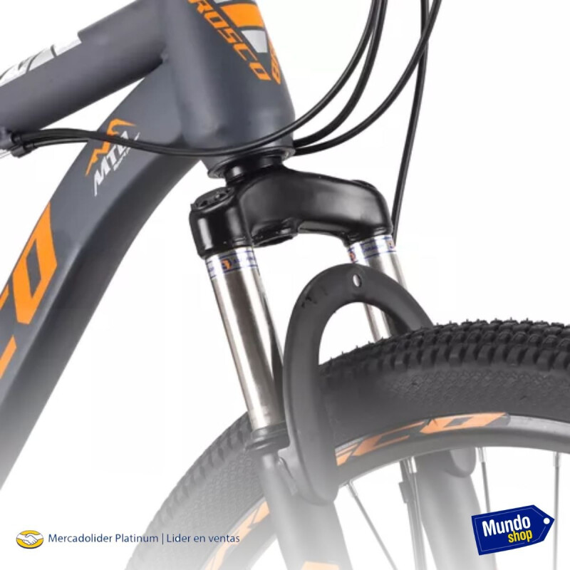 Bicicleta Montaña Rodado 26 Con 21 De Velocidad Aro 26 Naranja
