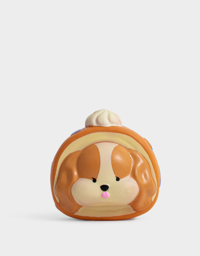 Lúdico Squishy Apretable De Perrito - Morado Medio