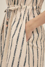 ANGIE DRESS Floral Stripe