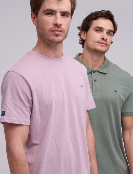 REMERA BÁSICA DE ALGODÓN Lila