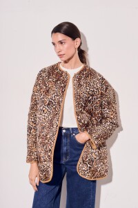 Campera Capitoneada Reversible Camel