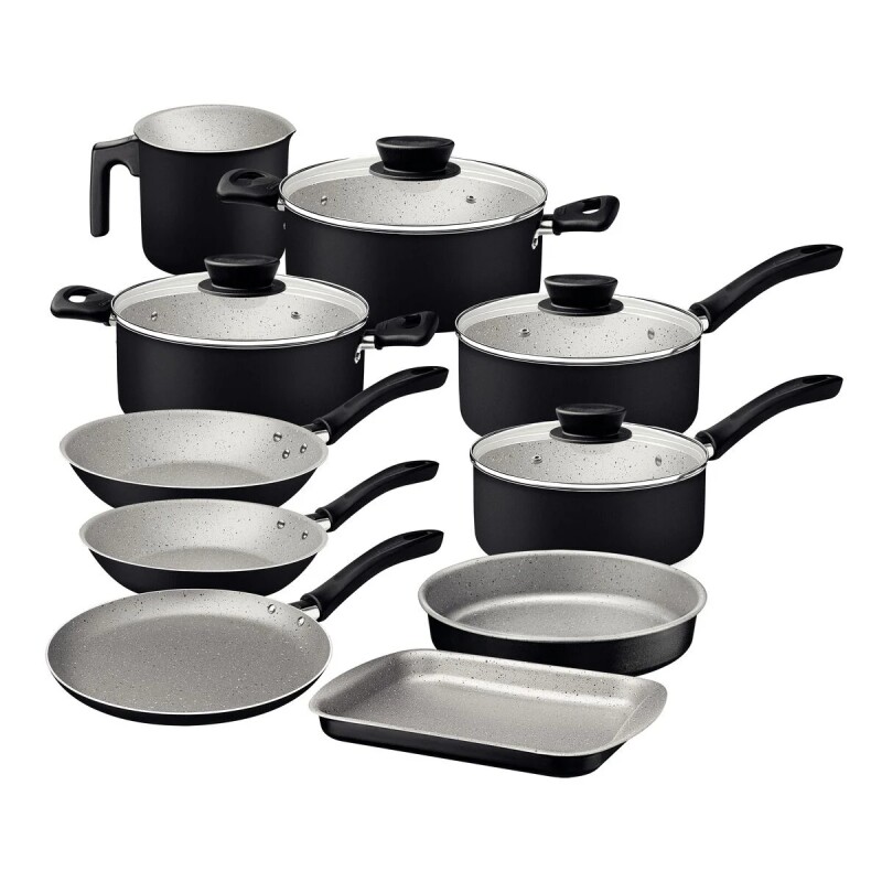Batería De Cocina 10pzas Negro - 28299/007 - Tramontina Batería De Cocina 10pzas Negro - 28299/007 - Tramontina