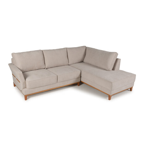 Rinconera Amadeus - Tela Microfibra - Chaise Derecho 2226 (Beige)