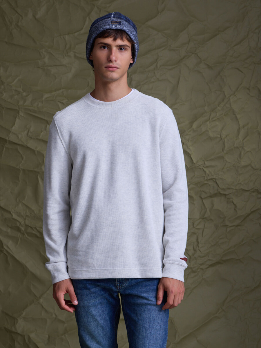 FLEECE PALERMO - GRIS CLARO MELANGE 