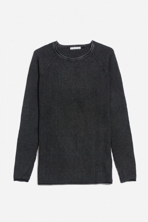 Sweater manga ranglán NEGRO