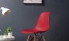 Silla Eames DKR - Base En Madera Rojo