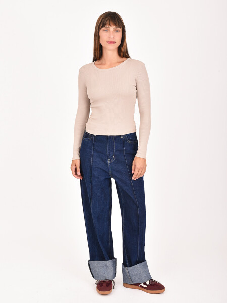 REMERA PAME BEIGE OSCURO