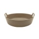 Ensaladera Selecta en cerámica con asas 30x29x9cm Beige
