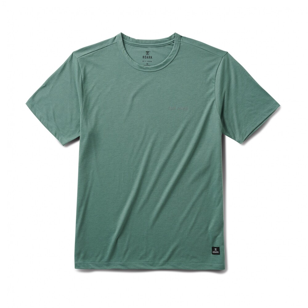 Polo Running Mathis Active Ss Hombre Slate Green