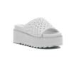 Sandalias Mujer Darkness Plataforma Y Tachas Blanco