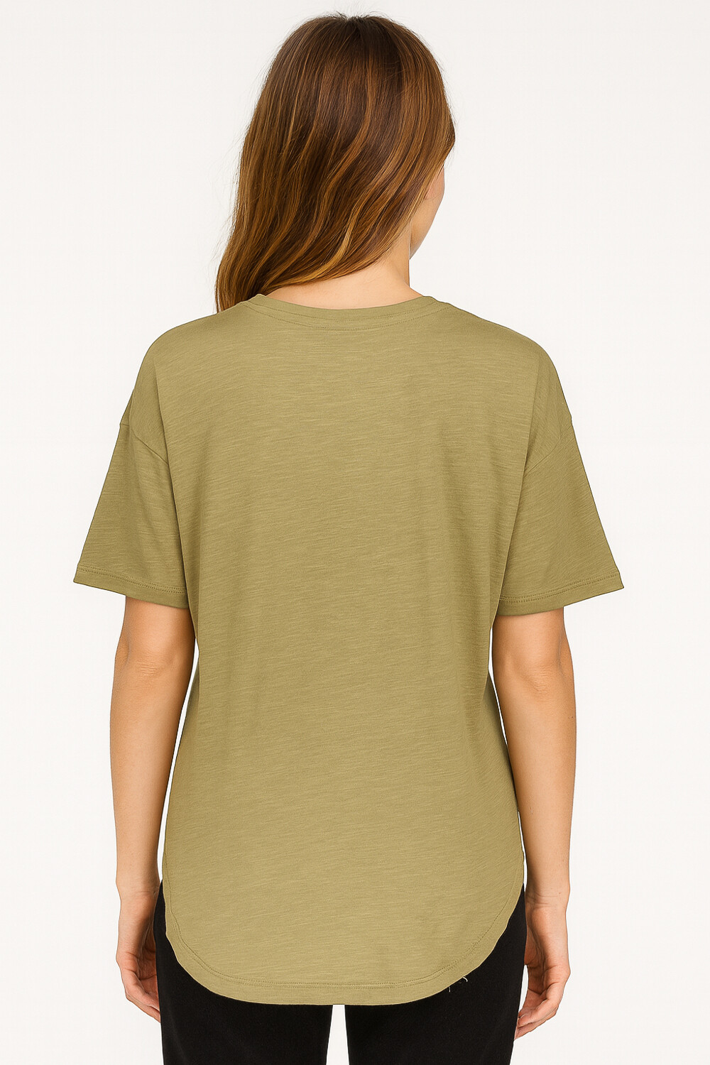 Remera Christalline Verde Oliva