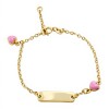 Pulsera Identidad Corazón -Oro bajo-Resina-PU8087 sinpiedra