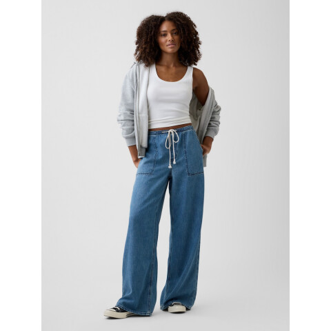 V-SUPERLIGHT PO WIDE LEG MED LAWTON MEDIUM WASH