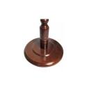 PERCHERO DE PIE DE MADERA MARRON