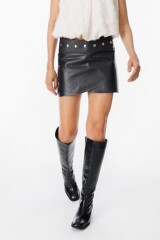 Mini Fit Leather Negro