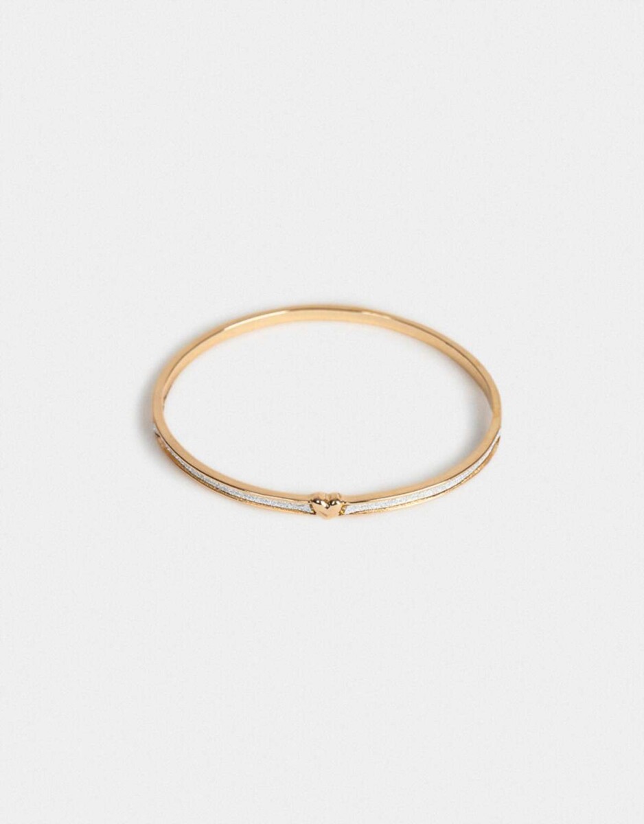 Pulseras Rígidas Con strass - Dorado 