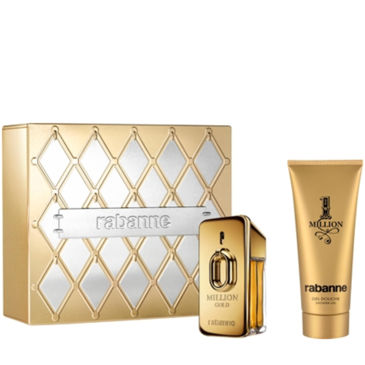 Cofre Rabanne Million Gold EDP 50ml + Sower Gel 100ml 