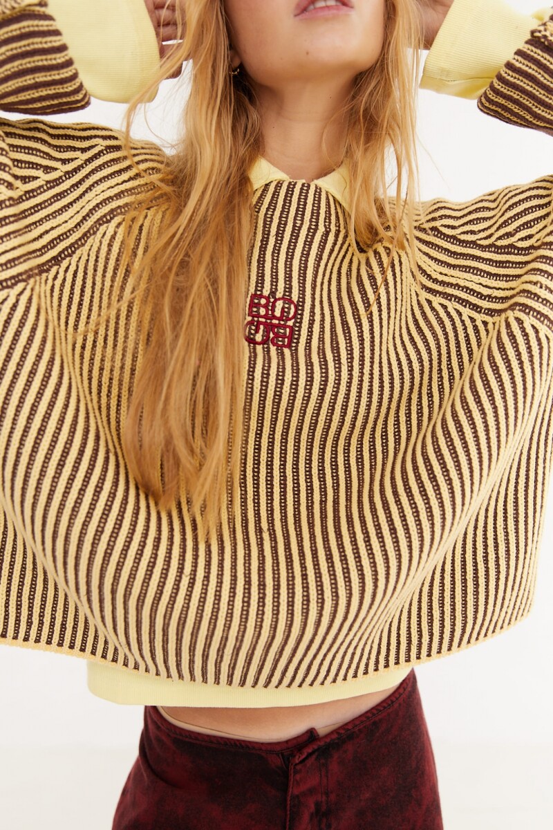 Sweater NextLabel Marron