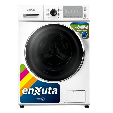 Lavasecarropas automático Enxuta inverter hasta 10.5kg 220V color blanco Lavasecarropas Automático Enxuta Inverter Hasta 10.5kg 220v Color Blanco