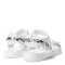 Sandalia de Niña Mini Miss Carol AMARO con tiras estampadas Blanco
