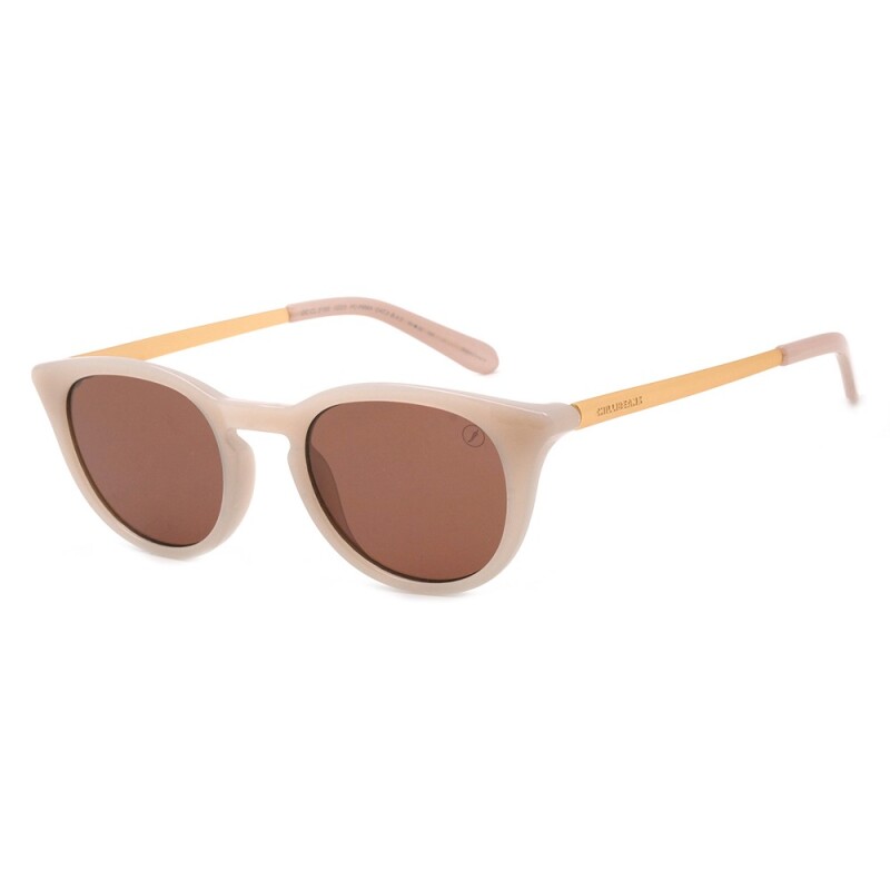 Lentes de Sol Chilli Beans Eco Redondo Beige