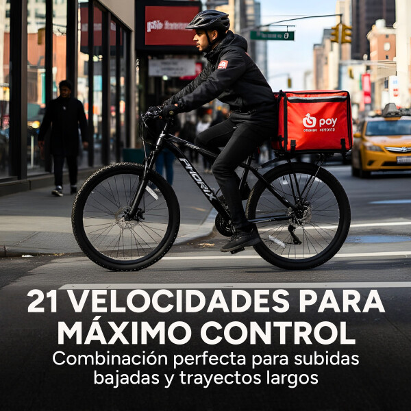 Bicicleta Phdrix Montaña Mtb Rod 26 Frenos De Disco 21 Veloc Negro 1