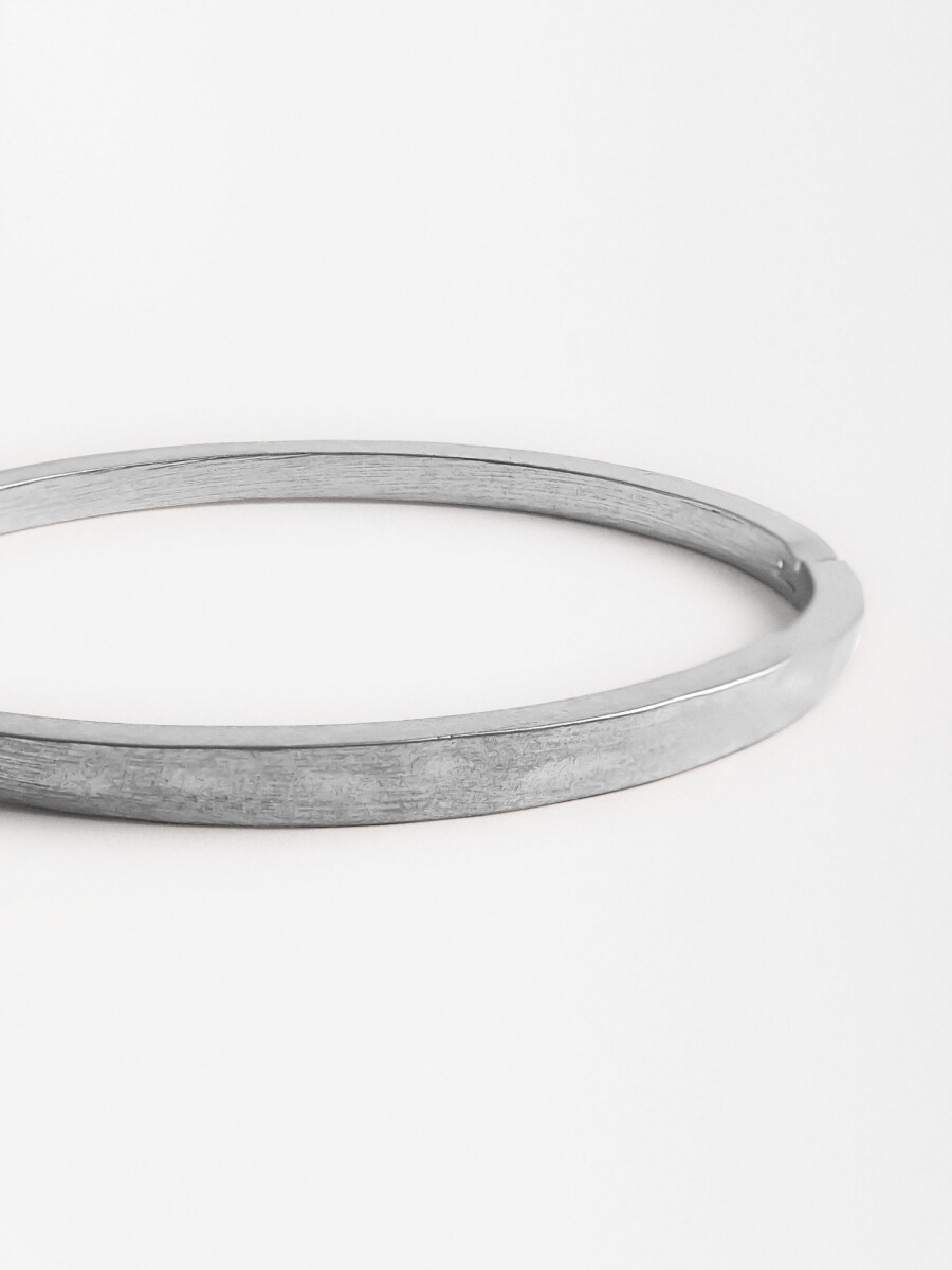 Pulsera Rígida Dorada plateado