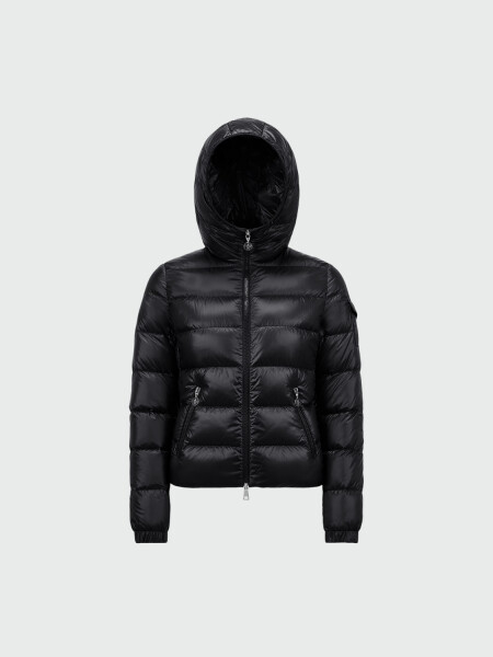Moncler - Plumífero Corto con Capucha GLES Negro