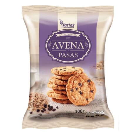 GALLETA TOSTEX 270G AVENA/PASAS GALLETA TOSTEX 270G AVENA/PASAS