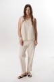 PANTALON LINO STRECH NATURAL