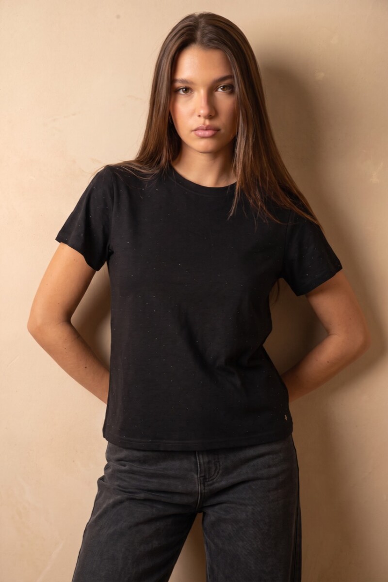 Remerón Brillos Viscosa Negro