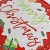 BANDEJA CERAMICA MERRY CHRISTMAS C/BASE Unica