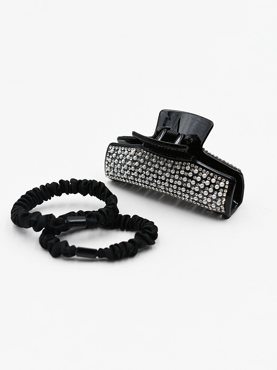 PINZA CON 2 COLEROS - NEGRO 