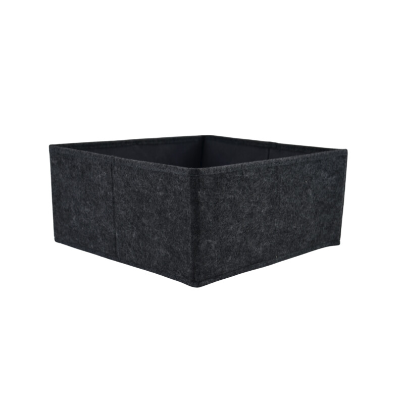 Organizador fieltro plegable 28x28x13cm GRIS