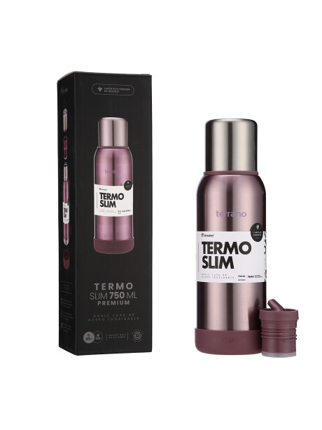 Termo Premium Slim 750ML. Lila Metalizado
