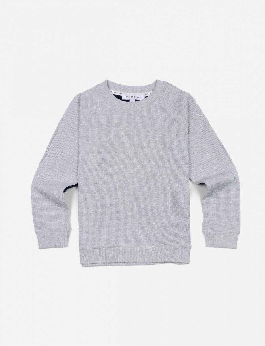Sweatshirt básico - GRIS OSCURO 