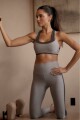 Bra Heatherflex Principal Low Impact Bra Mujer Black Heather/Midnight