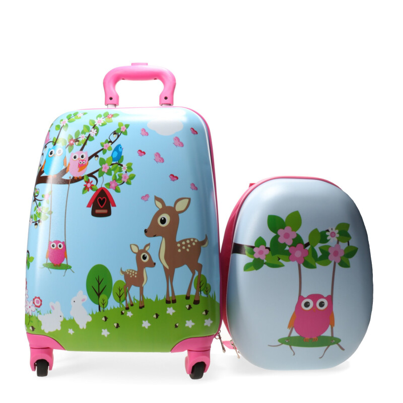 Valija MINI Miss Carol Set valija ENJOY para niños Rosado